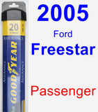 Passenger Wiper Blade for 2005 Ford Freestar - Assurance