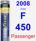 Passenger Wiper Blade for 2008 Ford F-450 - Assurance