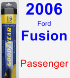 Passenger Wiper Blade for 2006 Ford Fusion - Assurance