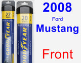 Front Wiper Blade Pack for 2008 Ford Mustang - Assurance