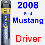 Driver Wiper Blade for 2008 Ford Mustang - Assurance