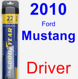 Driver Wiper Blade for 2010 Ford Mustang - Assurance