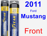 Front Wiper Blade Pack for 2011 Ford Mustang - Assurance