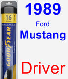 Driver Wiper Blade for 1989 Ford Mustang - Assurance