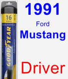 Driver Wiper Blade for 1991 Ford Mustang - Assurance