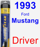 Driver Wiper Blade for 1993 Ford Mustang - Assurance