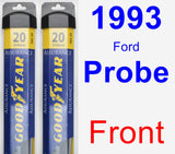 Front Wiper Blade Pack for 1993 Ford Probe - Assurance