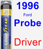 Driver Wiper Blade for 1996 Ford Probe - Assurance