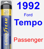 Passenger Wiper Blade for 1992 Ford Tempo - Assurance