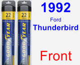 Front Wiper Blade Pack for 1992 Ford Thunderbird - Assurance