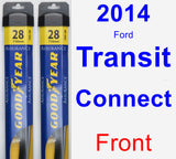 Front Wiper Blade Pack for 2014 Ford Transit Connect - Assurance