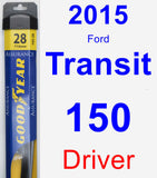 Driver Wiper Blade for 2015 Ford Transit-150 - Assurance