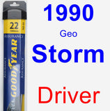 Driver Wiper Blade for 1990 Geo Storm - Assurance