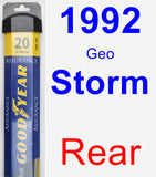 Rear Wiper Blade for 1992 Geo Storm - Assurance