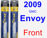 Front Wiper Blade Pack for 2009 GMC Envoy - Assurance