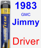 Driver Wiper Blade for 1983 GMC Jimmy - Assurance