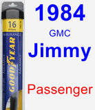 Passenger Wiper Blade for 1984 GMC Jimmy - Assurance