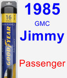 Passenger Wiper Blade for 1985 GMC Jimmy - Assurance