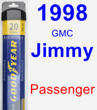 Passenger Wiper Blade for 1998 GMC Jimmy - Assurance