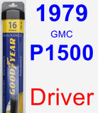 Driver Wiper Blade for 1979 GMC P1500 - Assurance