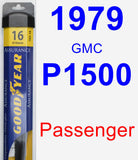 Passenger Wiper Blade for 1979 GMC P1500 - Assurance