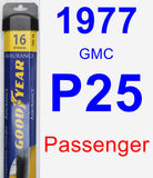 Passenger Wiper Blade for 1977 GMC P25 - Assurance