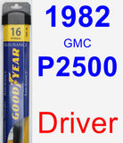 Driver Wiper Blade for 1982 GMC P2500 - Assurance