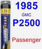 Passenger Wiper Blade for 1985 GMC P2500 - Assurance