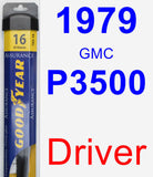 Driver Wiper Blade for 1979 GMC P3500 - Assurance