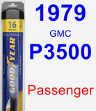 Passenger Wiper Blade for 1979 GMC P3500 - Assurance