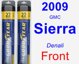 Front Wiper Blade Pack for 2009 GMC Sierra - Assurance