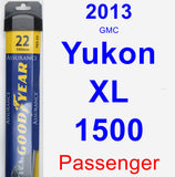 Passenger Wiper Blade for 2013 GMC Yukon XL 1500 - Assurance
