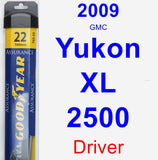 Driver Wiper Blade for 2009 GMC Yukon XL 2500 - Assurance