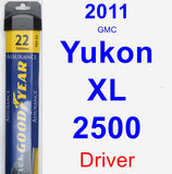 Driver Wiper Blade for 2011 GMC Yukon XL 2500 - Assurance