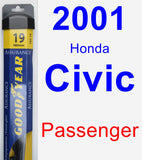 Passenger Wiper Blade for 2001 Honda Civic - Assurance