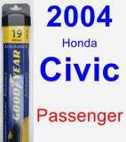 Passenger Wiper Blade for 2004 Honda Civic - Assurance