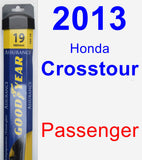 Passenger Wiper Blade for 2013 Honda Crosstour - Assurance