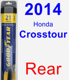 Rear Wiper Blade for 2014 Honda Crosstour - Assurance
