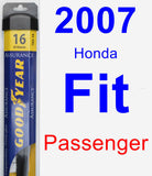 Passenger Wiper Blade for 2007 Honda Fit - Assurance