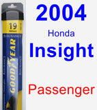 Passenger Wiper Blade for 2004 Honda Insight - Assurance