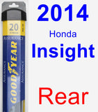 Rear Wiper Blade for 2014 Honda Insight - Assurance