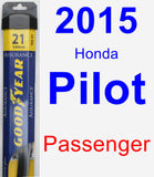 Passenger Wiper Blade for 2015 Honda Pilot - Assurance