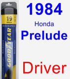 Driver Wiper Blade for 1984 Honda Prelude - Assurance