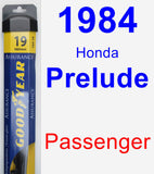 Passenger Wiper Blade for 1984 Honda Prelude - Assurance