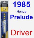 Driver Wiper Blade for 1985 Honda Prelude - Assurance