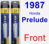 Front Wiper Blade Pack for 1987 Honda Prelude - Assurance