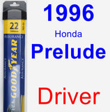 Driver Wiper Blade for 1996 Honda Prelude - Assurance