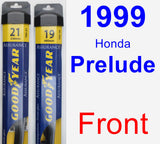 Front Wiper Blade Pack for 1999 Honda Prelude - Assurance