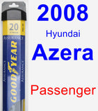 Passenger Wiper Blade for 2008 Hyundai Azera - Assurance