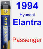 Passenger Wiper Blade for 1994 Hyundai Elantra - Assurance